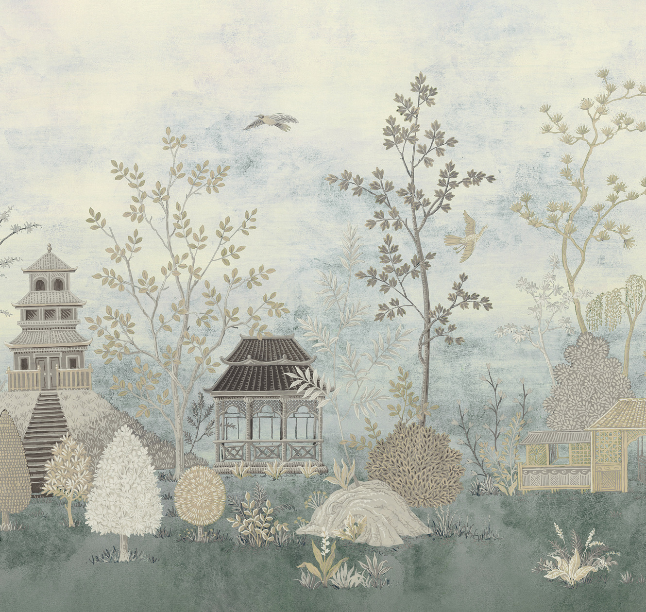 Панно Loymina Панорама Сад уединения PNR6 006 3×1 Панно Loymina Панорама Сад уединения PNR6 006 3×1